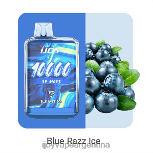 iJOY Vape Buenos Aires 62DL0162 - iJOY Bar SD10000 desechable hielo azul