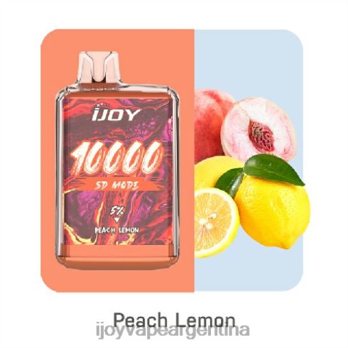 iJOY Vape Desechable 62DL0168 - iJOY Bar SD10000 desechable melocotón limón